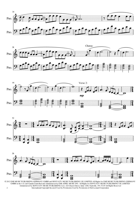 Lana Del Rey Ride Solo Piano Page 2