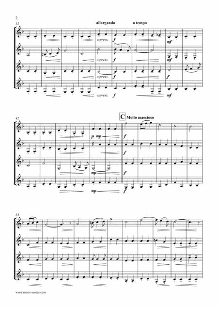 Land Of Hope And Glory Clarinet Quartet Page 2