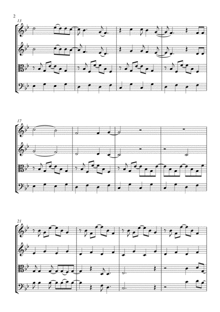 Landslide String Quartet Score And Parts Page 2