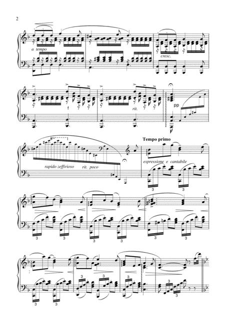 Lange Blumenlied Flower Song Op 39 Original Piano Solo Page 2