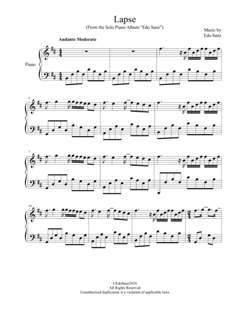 Lapse Solo Piano Page 2