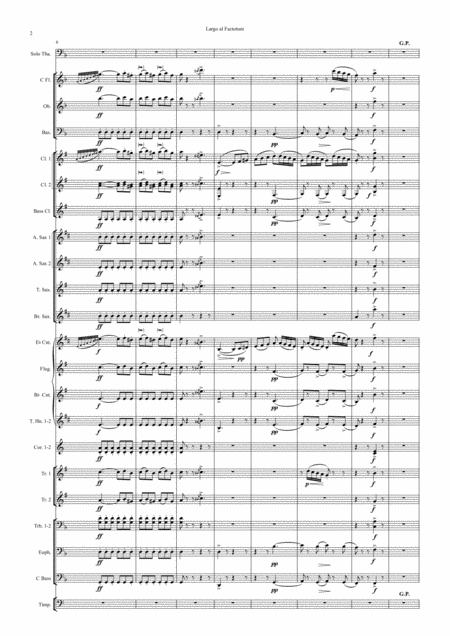 Largo Al Factotum For Solo Tuba Page 2