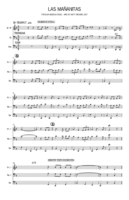 Las Maanitas Brass Trio Page 2