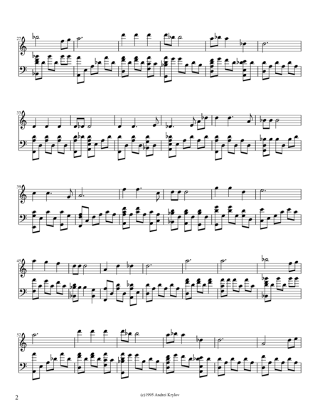 Last Goodbye Or Memorial Song Music For Piano By Andrei Krylov Page 2
