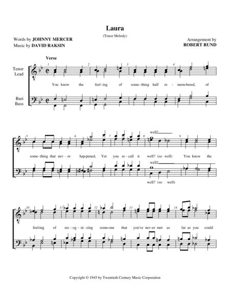 Laura Ttbb Acapella Arr Robert Rund Page 2