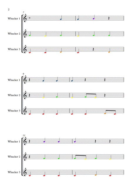 Lavenders Blue For 8 Notes Diatonic Boomwhackers Page 2