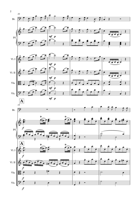 Le Nozze Di Figaro Non Piu Andrai Farfallone Amoroso For String Quartet Page 2