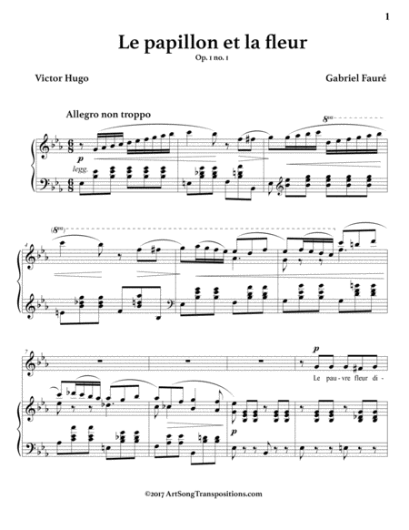 Le Papillon Et La Fleur Op 1 No 1 E Flat Major Page 2