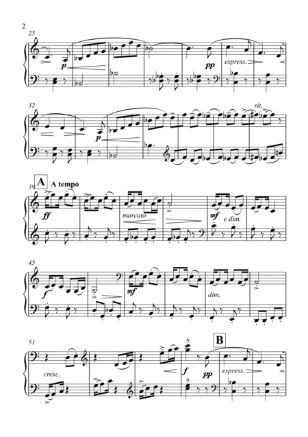 Le Petit Negre The Little Nigar C Debussy Intermediate Level Page 2