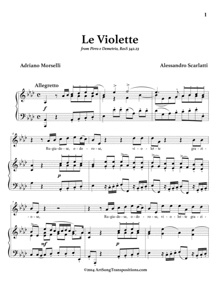 Le Violette A Flat Major Page 2