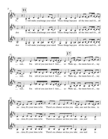 Leave It All To Me A Cappella Page 2