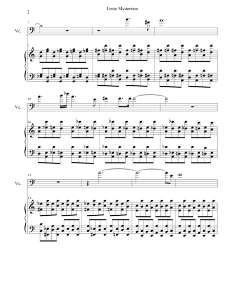 Lento Mysterioso Prelude Op 28 No 2 Page 2