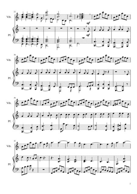 Leonard Cohen Hallelujah Vibraphone And Piano Page 2