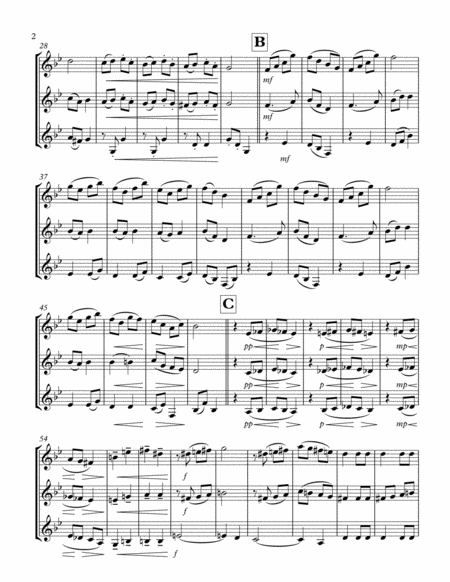 Les Sprites Trio For B Flat Clarinet In Concert F Minor Page 2