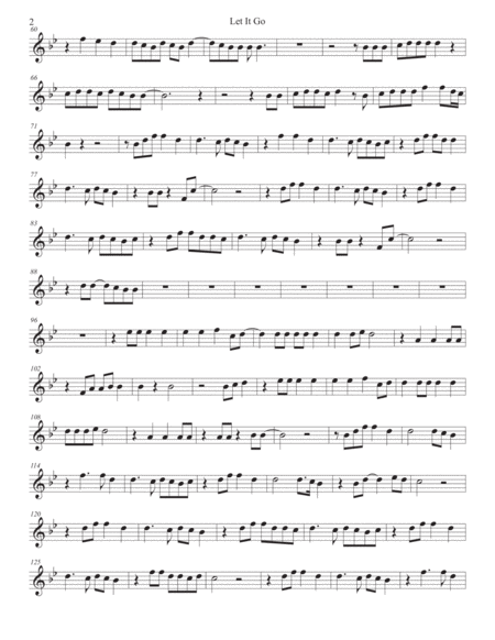 Let It Go Bari Sax Original Key Page 2