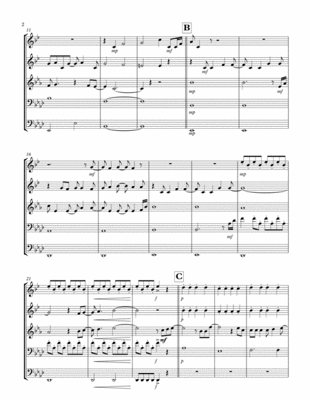 Let It Go From Frozen Brass Quintet Page 2