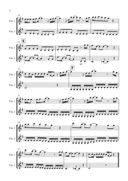 Let It Go From Frozen For Violin Duet Page 2