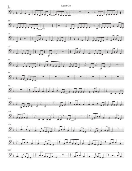 Let It Go Tuba Page 2