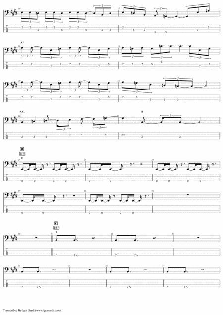 Let Me Entertain You Queen John Deacon Complete And Accurate Bass Transcription Whit Tab Page 2