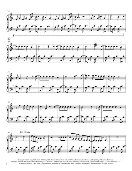 Let You Love Me Rita Ora Easy Piano Key C Page 2