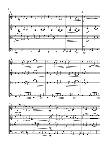 Lets Stay Together String Quartet Page 2