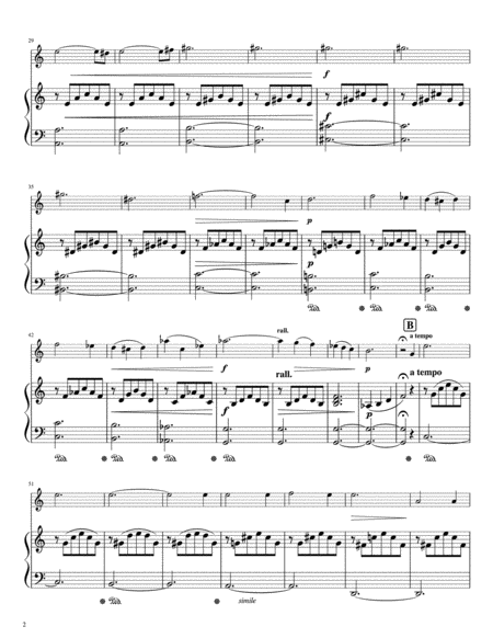 Liebestraum For Flute And Piano Simplified Page 2