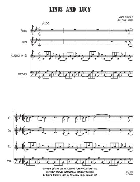 Linus And Lucy Wind Quartet Page 2