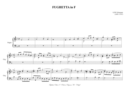 Little Fugue In F For Organ Page 2