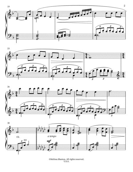 Lo How A Rose E Re Blooming For Solo Piano Page 2