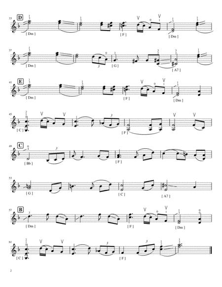 Lonesome Moonlight Waltz Fiddle Guitar Page 2