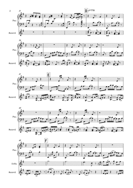 Los Pastores A Belen 2 Violins And Piano Page 2