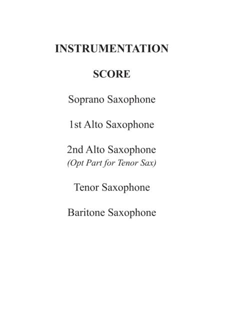 Love And Marriage For Saxophone Quintet Page 2