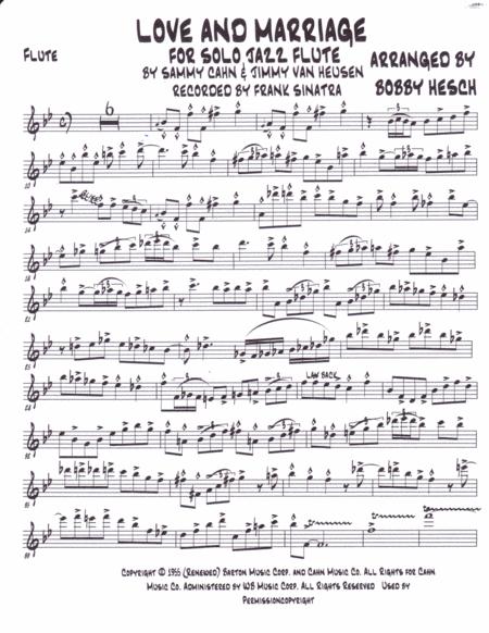 Love And Marriage For Solo Jazz Flute Page 2