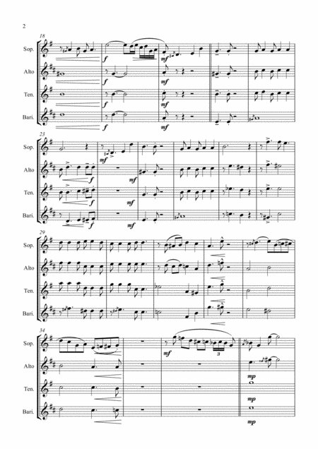 Love Is Here To Stay From Goldwyn Follies From An American In Paris Saxophone Quartet Page 2