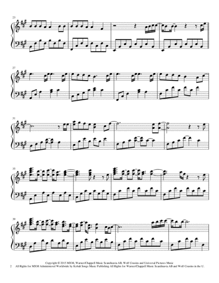 Love Me Like You Do Ellie Goulding Piano Solo Page 2