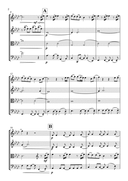 Love Me Like You Do String Quartet Page 2