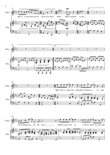 Love Of My Life Queen For Voice And Piano Page 2