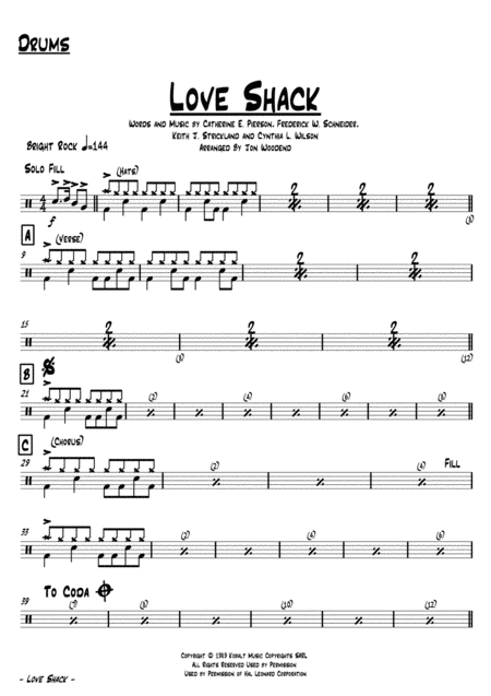 Love Shack 7 Piece Horn Chart Page 2