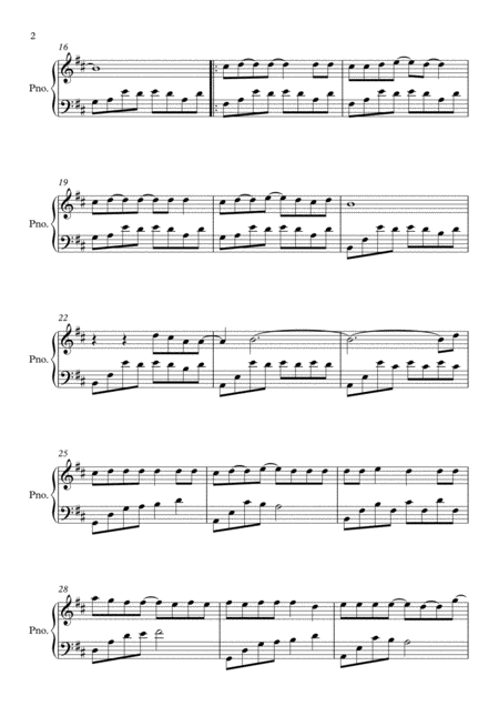 Love Story Piano Page 2