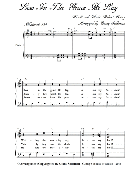 Low In The Grave He Lay Beautiful Traditional Easter Hymn Page 2