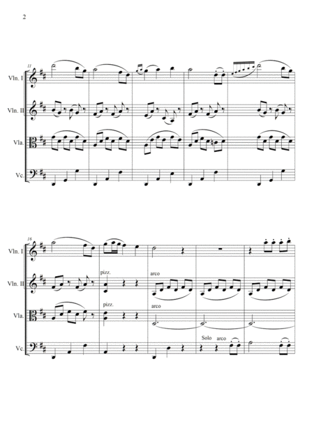 Lullaby For String Quartet Page 2