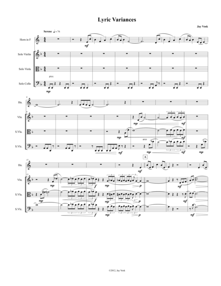 Lyric Variances For Horn Ans String Trio Page 2