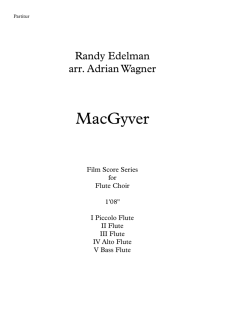 Macgyver Randy Edelman Flute Choir Arr Adrian Wagner Page 2