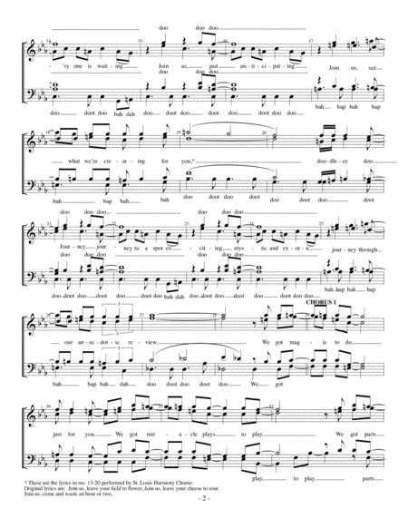 Magic To Do M Chorus Pricing Page 2