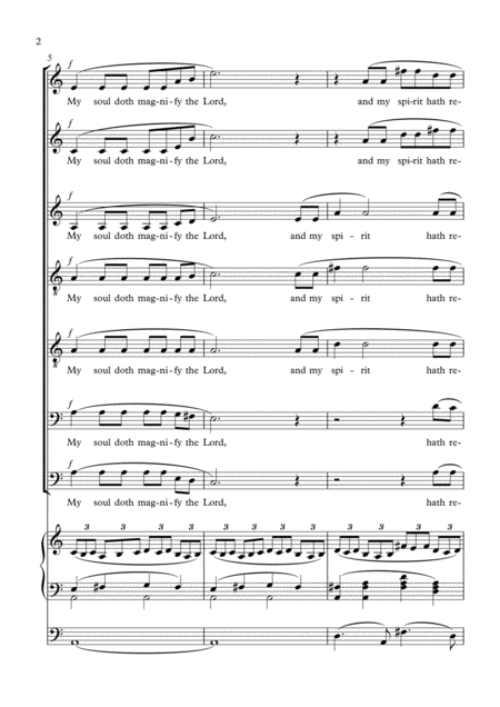 Magnificat In Dorian Mode Op 30 No 1 Page 2