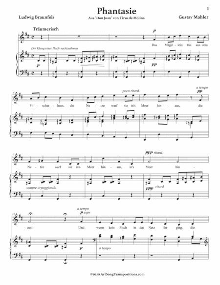 Mahler Phantasie Transposed To B Minor Page 2