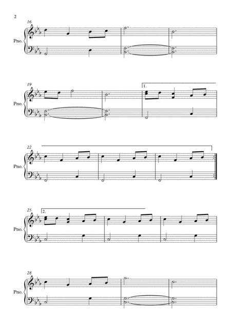 Main Theme From Game Of Thrones Easy Piano Page 2