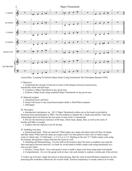 Major Tetrachords For Band Mastering Scales Part 1 Page 2