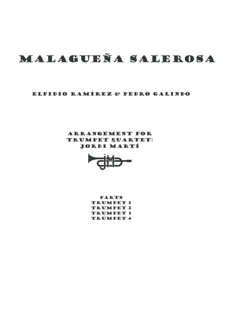 Malaguena Salerosa Trumpet Quartet Page 2