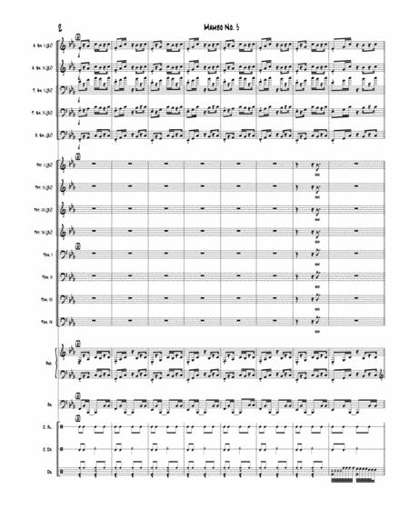 Mambo No 5 Perez Prado Full Score Set Of Parts Page 2